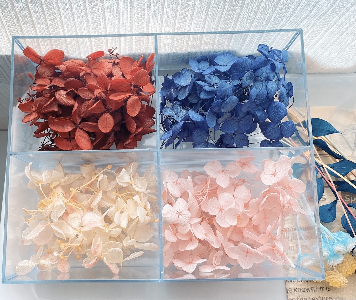 ハーバリウム手作りキット♪届いたらすぐに作れます 作り方の付いた、お花・オイル・ビンのセットですよ♪ イメージ5