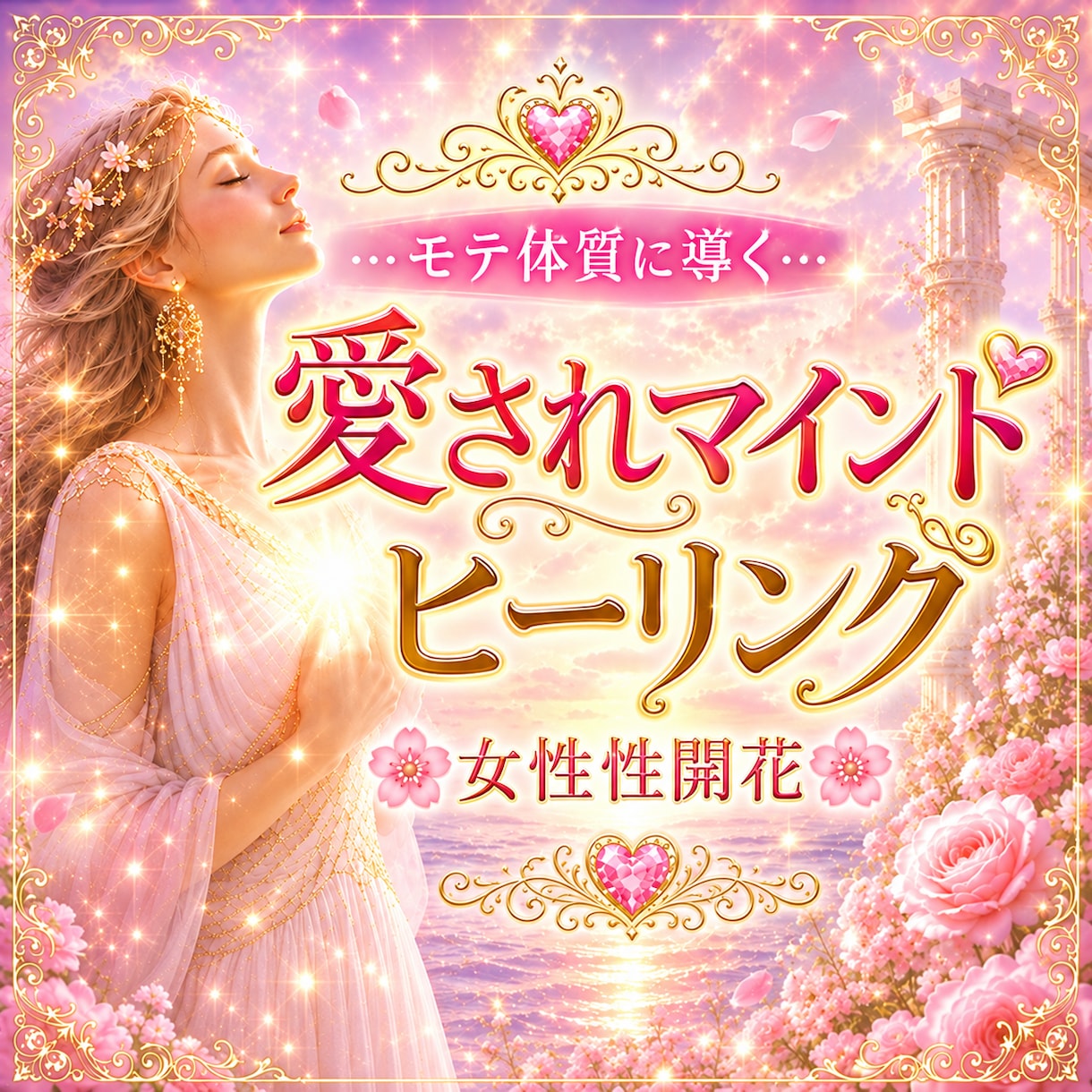 モテ体質♡魅力的な女性♡女性性開花ヒーリングします 本来の魅力と女性性を目覚めさせ、人を惹きつけるオーラを放つ イメージ1