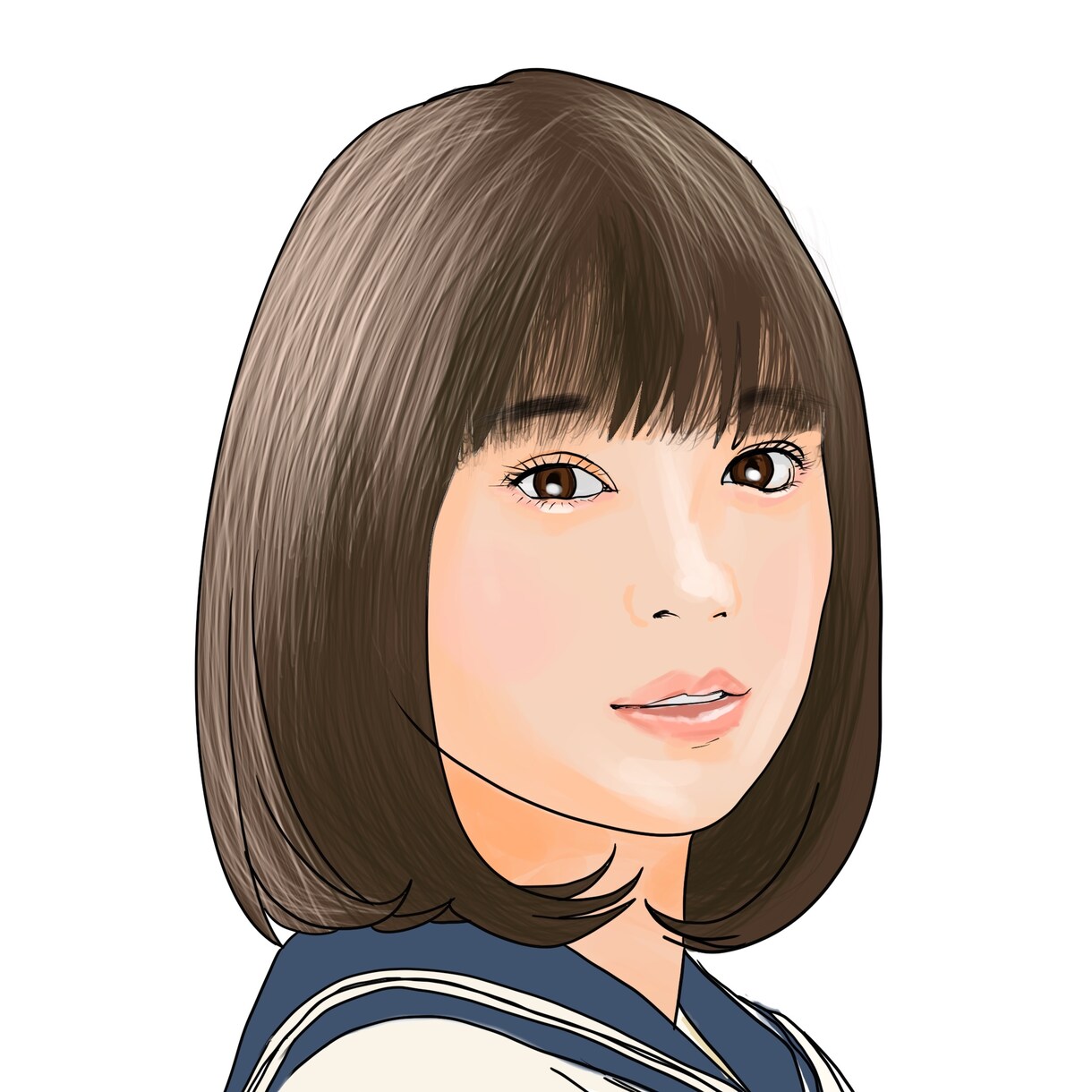 最短納期3日★商用OK★リアルな似顔絵描きます お気に入りの写真を絵画にしてより印象的残る1枚に仕上げます。 イメージ6