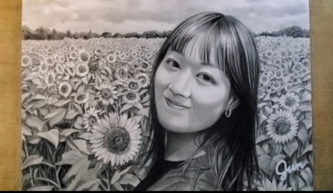 心を込めてリアルな似顔絵を鉛筆画でお描きします 原画納品！額縁無料！大切な方への贈り物等 イメージ2