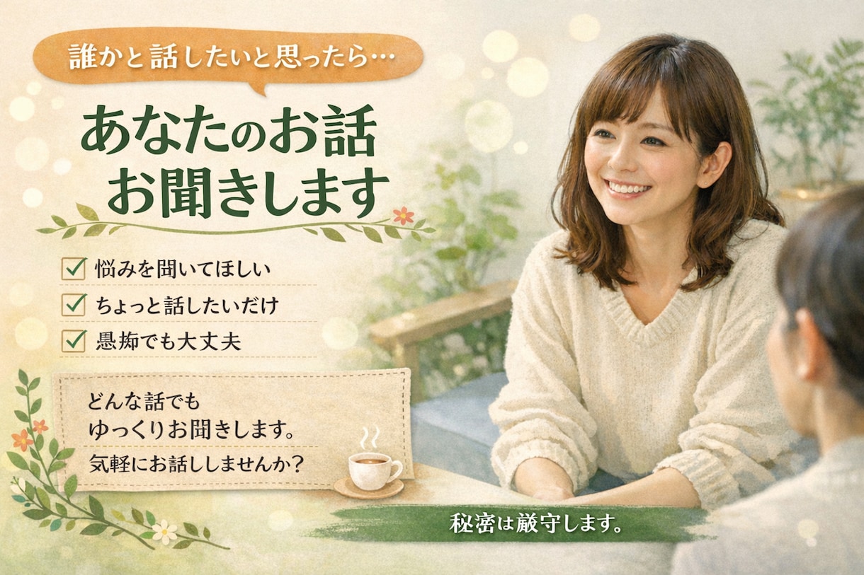 4人のママがあなたのお話お聞きします 妊娠中や出産の不安、産後の悩みやパパとの関係などなんでもOk イメージ1
