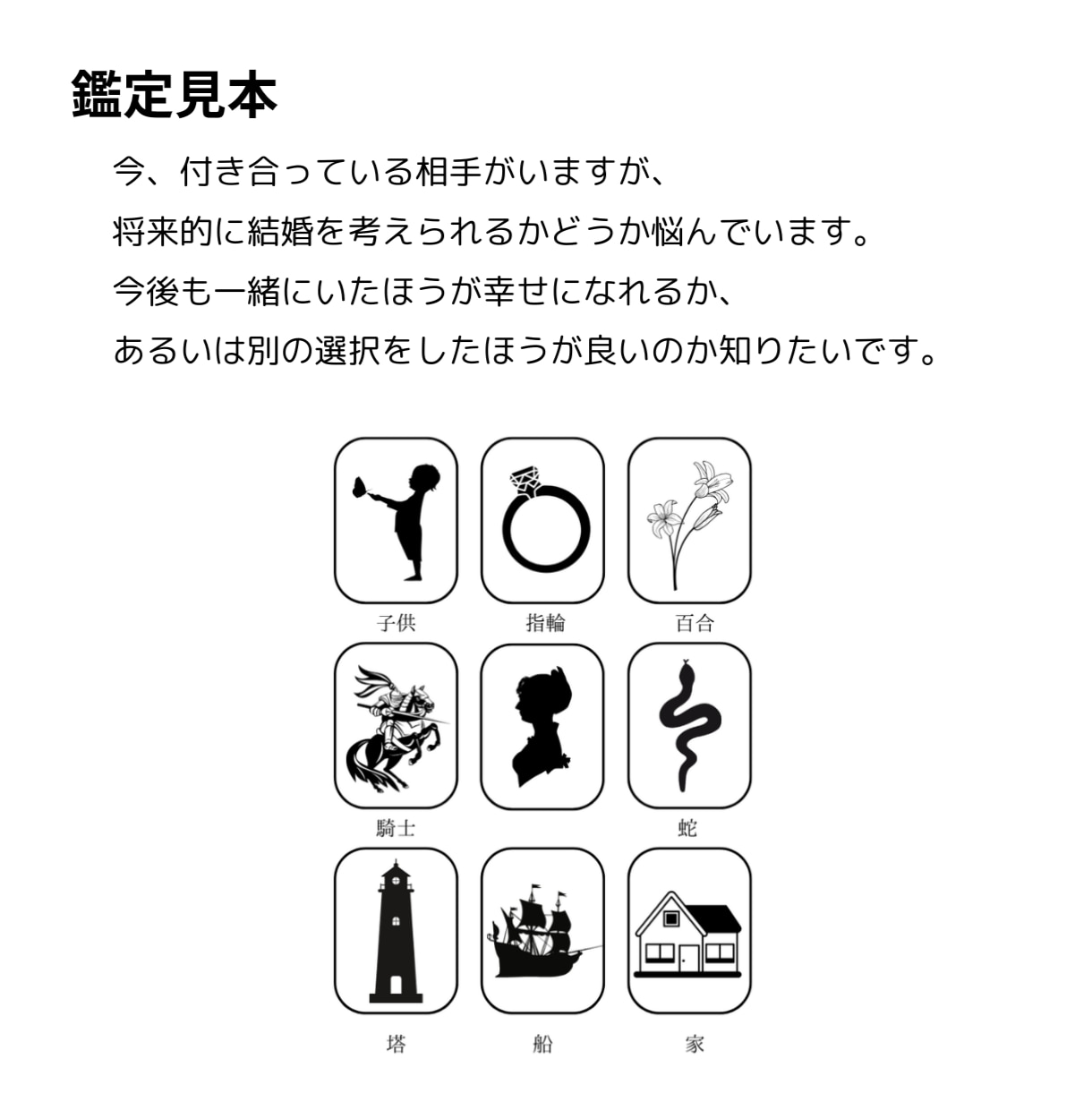 占い結果をあなただけの物語にしてお届けします 物語形式で未来を読み解く！　ルノルマンカードリーディング イメージ2