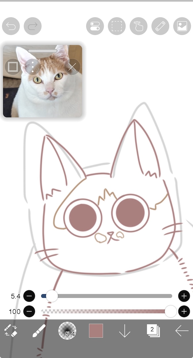 ペットの写真からゆるかわイラスト描きます 大切な“うちの子”をシンプルで可愛いイラストに仕上げます イメージ4