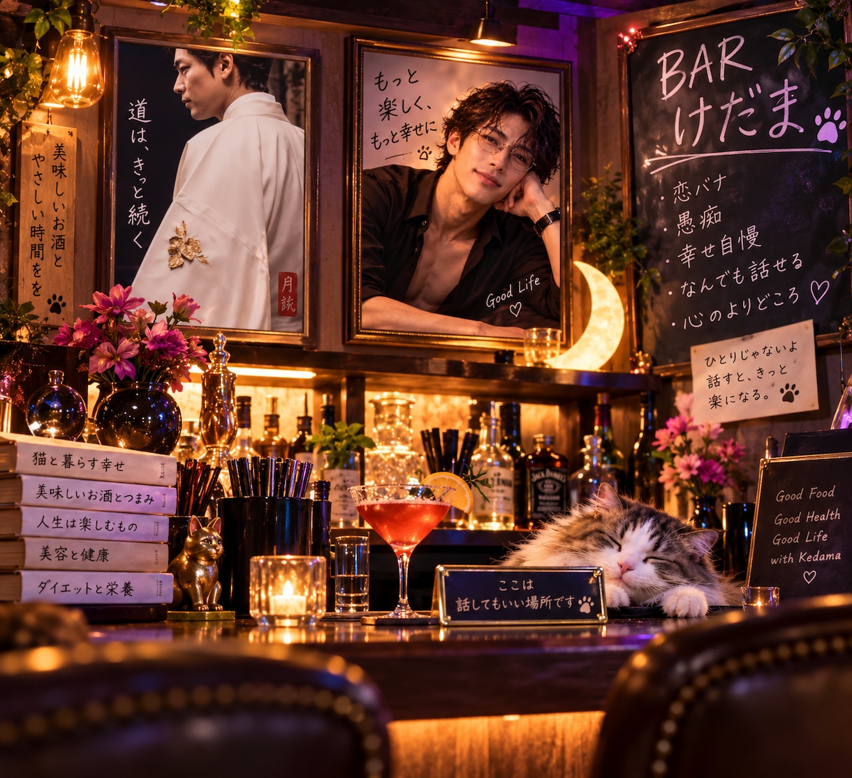 人生相談｜夜の止まり木 Barけだまで話を聴きます 恋愛・愚痴・雑談｜今夜ほしい寄り添い方を選べます イメージ7