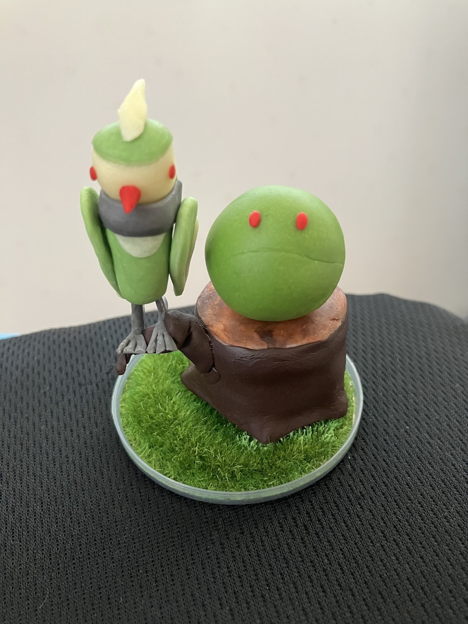 ゆるーい招き猫風のフィギュアを作成します 樹脂粘土で動物を作ります。４ｃｍ～６ｃｍ程度の大きさです。 イメージ2
