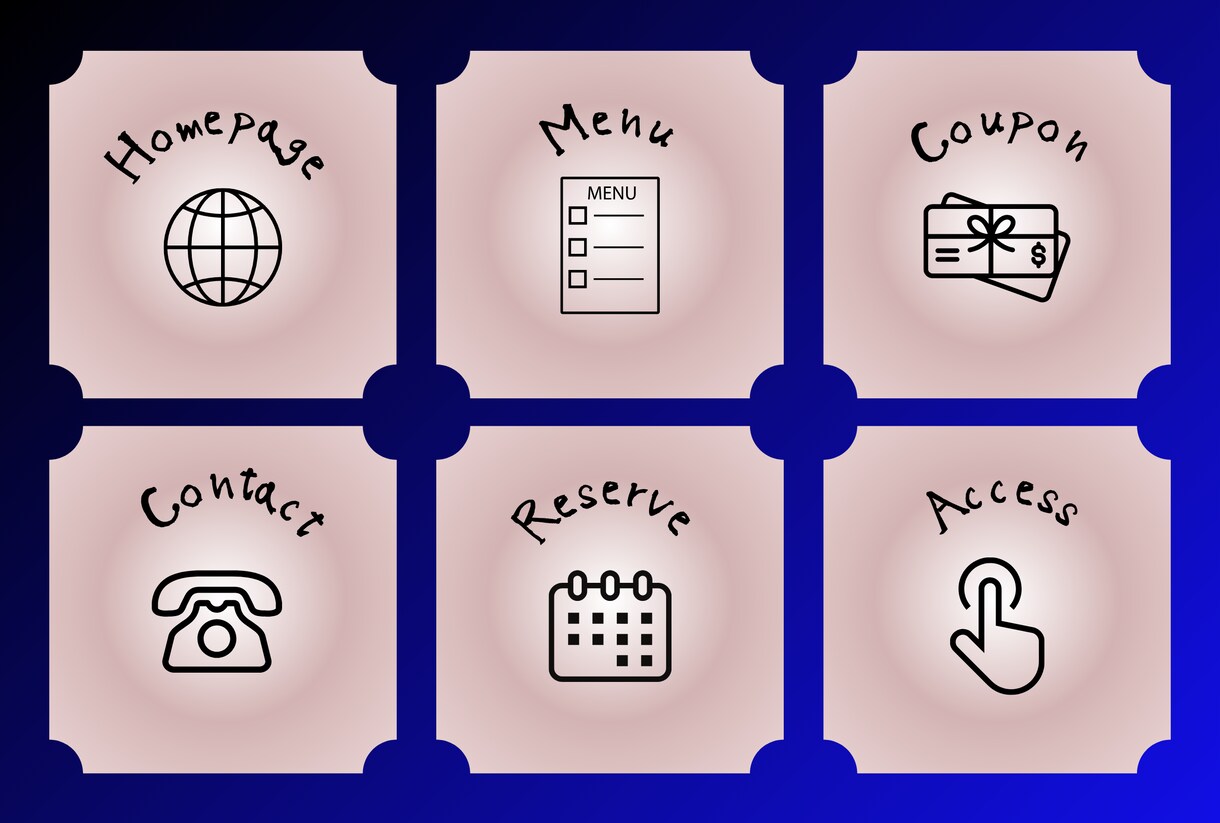 集客にこだわったLINEリッチメニュー作成します 女性目線で心をつかむ！大人可愛いデザインをお届けします。 イメージ8