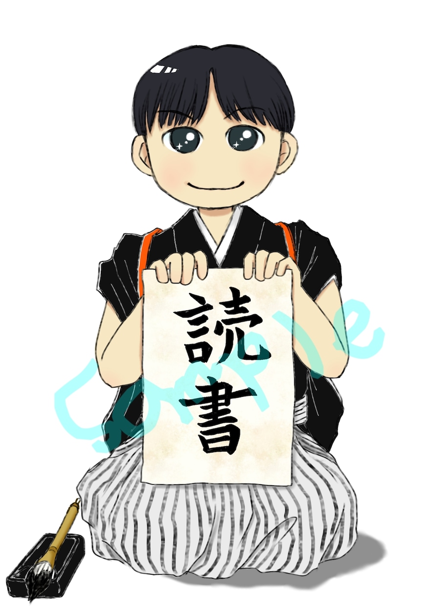レトロかわいい人物イラスト描きます アナログ風のタッチで昭和っぽくエモいアイコンはいかがですか イメージ7