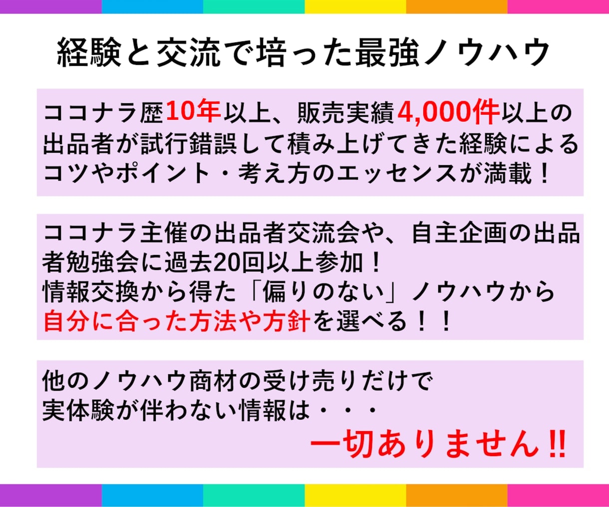 出品から取引まで網羅！ココナラノウハウを伝授します 初心者からベテランまで役立つ情報が満載！特典つき☆ イメージ2