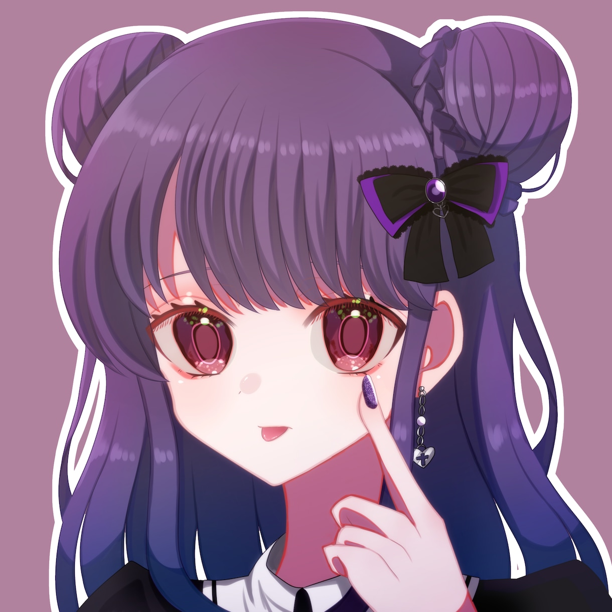 女の子も男の子も！オリジナルＳＮＳアイコン描きます コテキャ、オリジナル歓迎　キャラデザも可 イメージ1