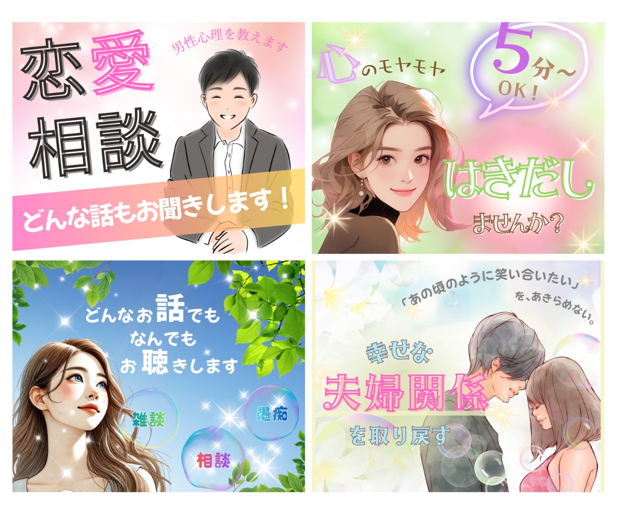 一瞬で目を惹く！ココナラサムネイル画像を作ります 法務7年！想いを整理し形にするデザイナーがサムネイルを制作 イメージ2