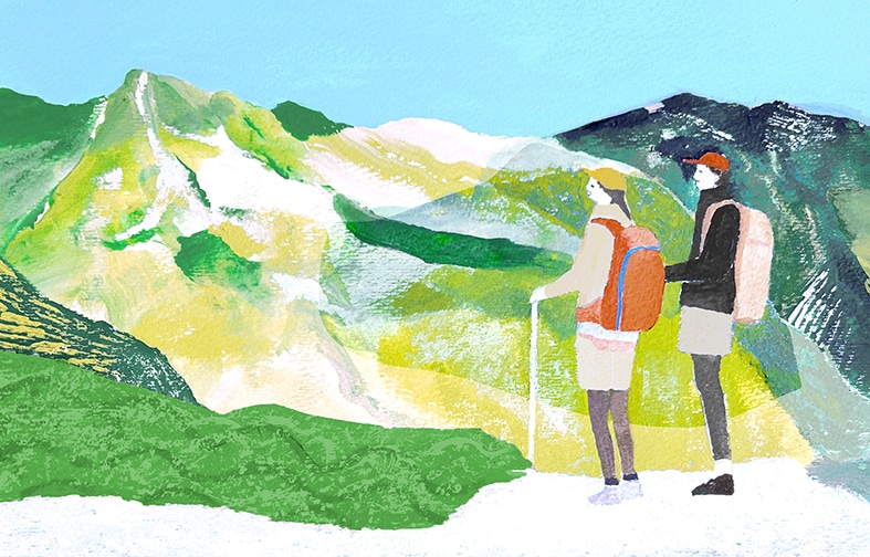 里山や自然のなかの風景、人物イラストなど制作します 温かみのある優しいタッチのイラスト イメージ1