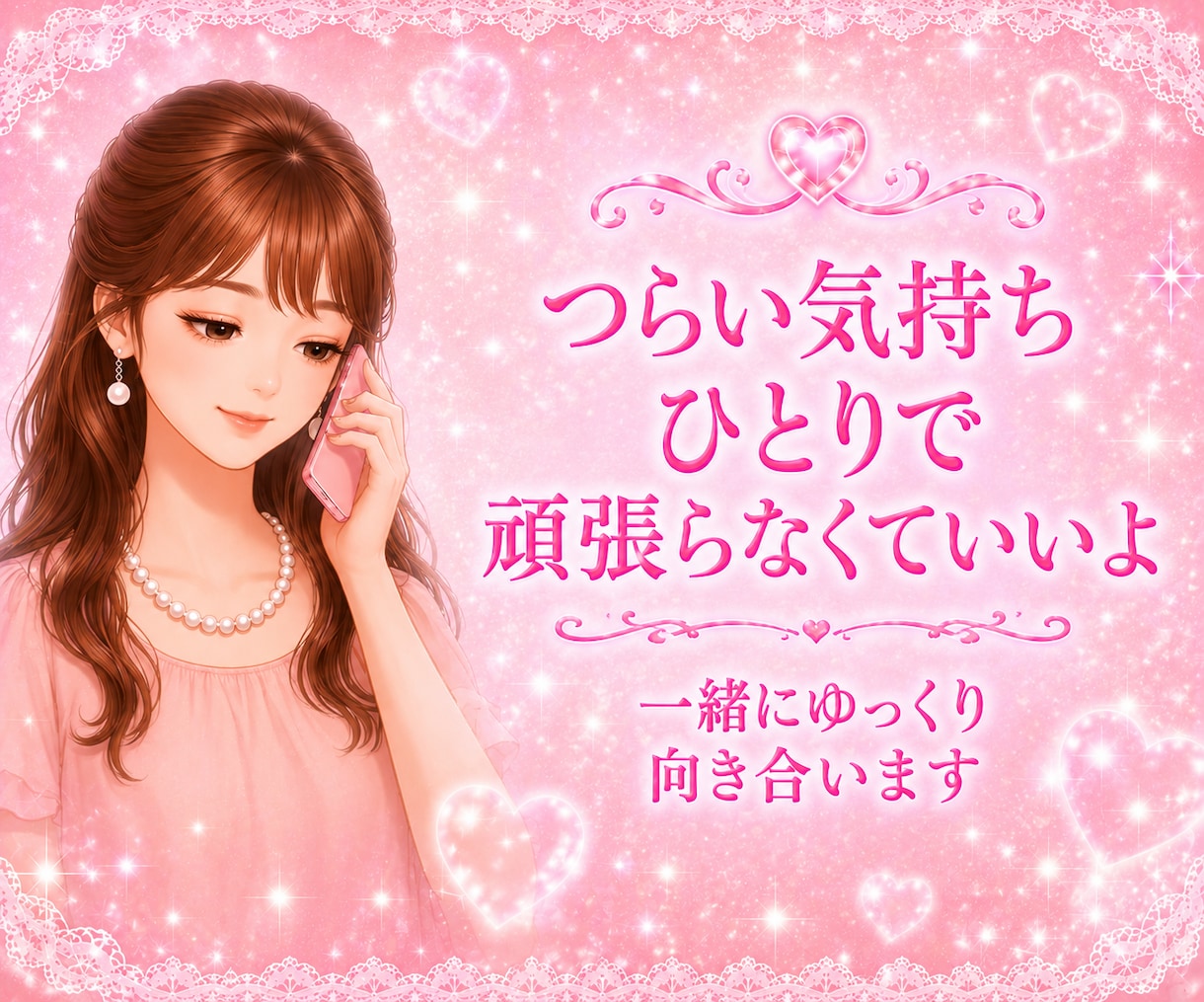 心理カウンセラーがあなたを優しく受け止めます 本音を話せる癒しの時間をあなたに♥️悩み相談 カウンセリング イメージ3