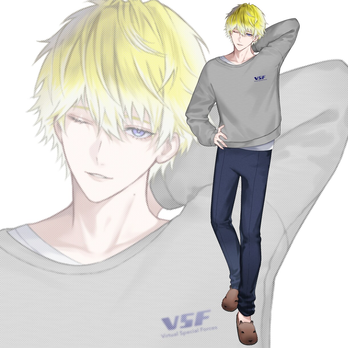 アイコンやサムネイルなど描きます カッコイイ男性や可愛らしい女の子描くのが得意です。 イメージ4