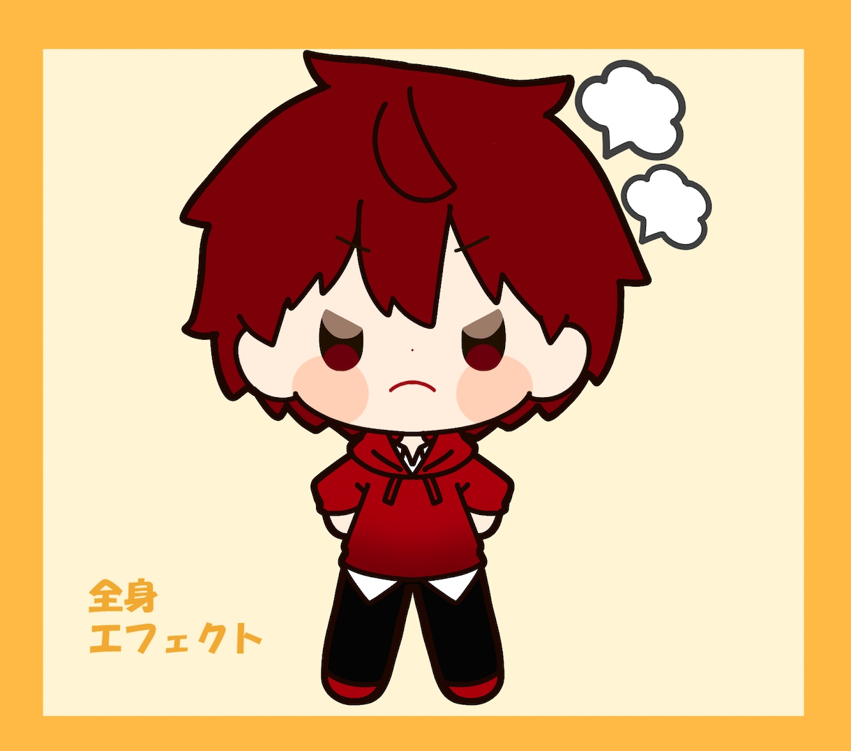 シンプル可愛いミニキャラ描きます 最短納品4日以内！お手頃価格でとっても可愛いミニキャラです イメージ4