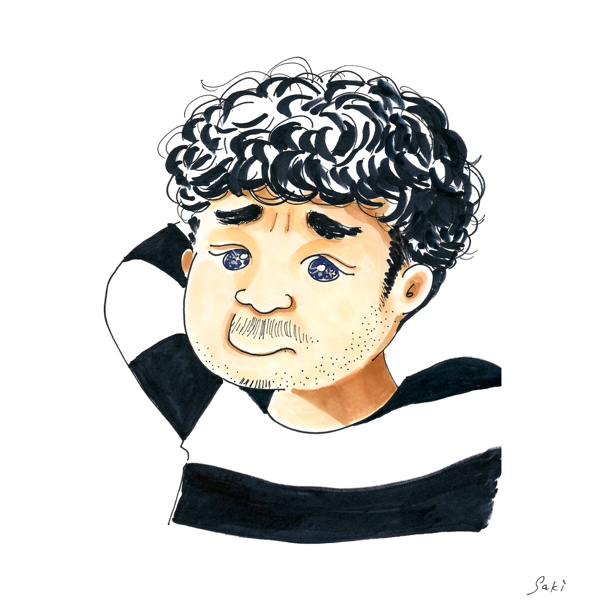 ポップな手描きイラストで似顔絵アイコン製作します あなたをポップで愛らしいキャラクターに★（フェイス用） イメージ3