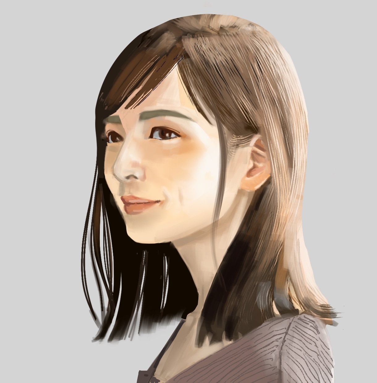 油絵のタッチでアートな似顔絵、アイコン描きます SNSやブログのプロフィール、遺影など、様々な用途に イメージ2