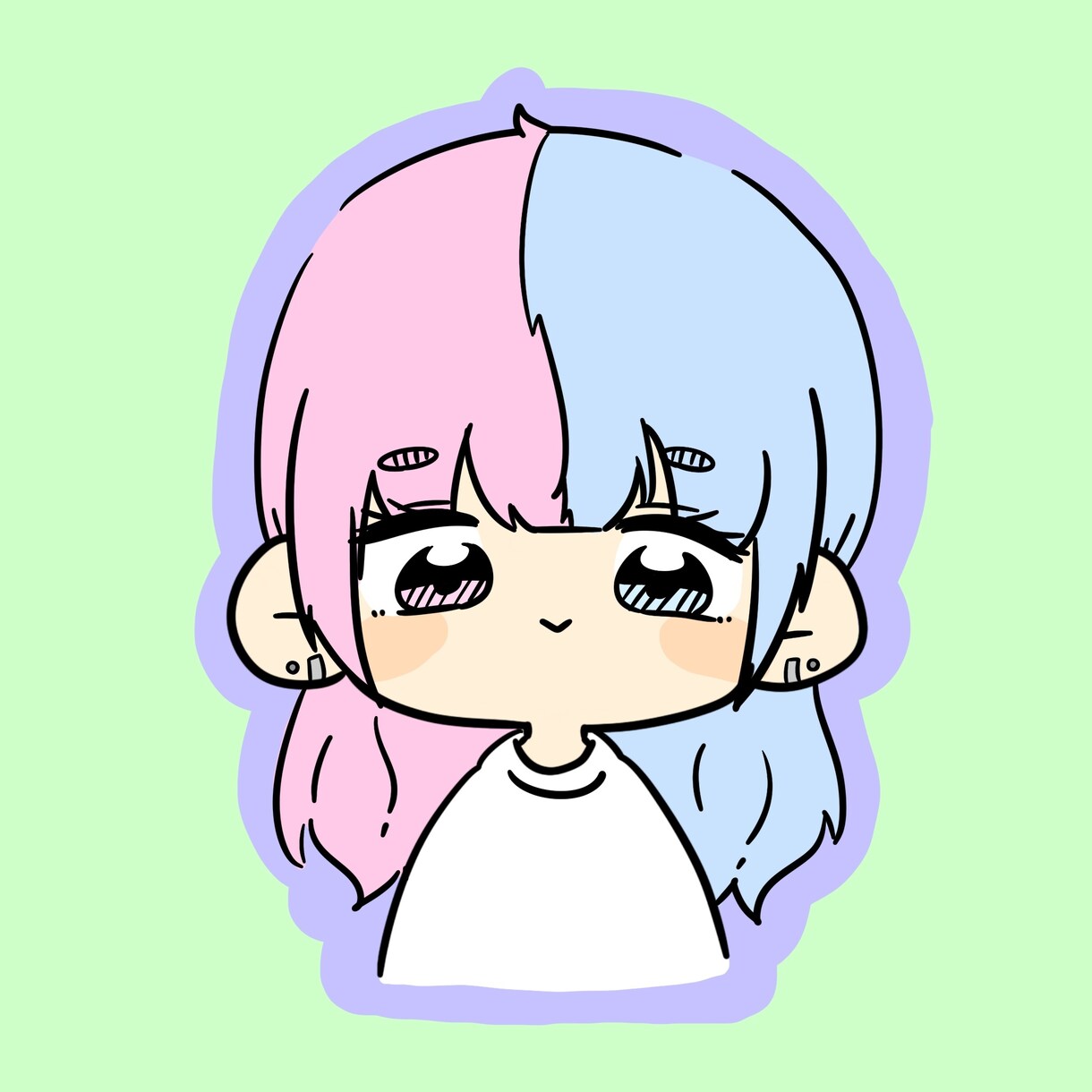SNSに使える可愛いアイコン描きます 自分がイメージしたキャラをアイコンに！！ イメージ2