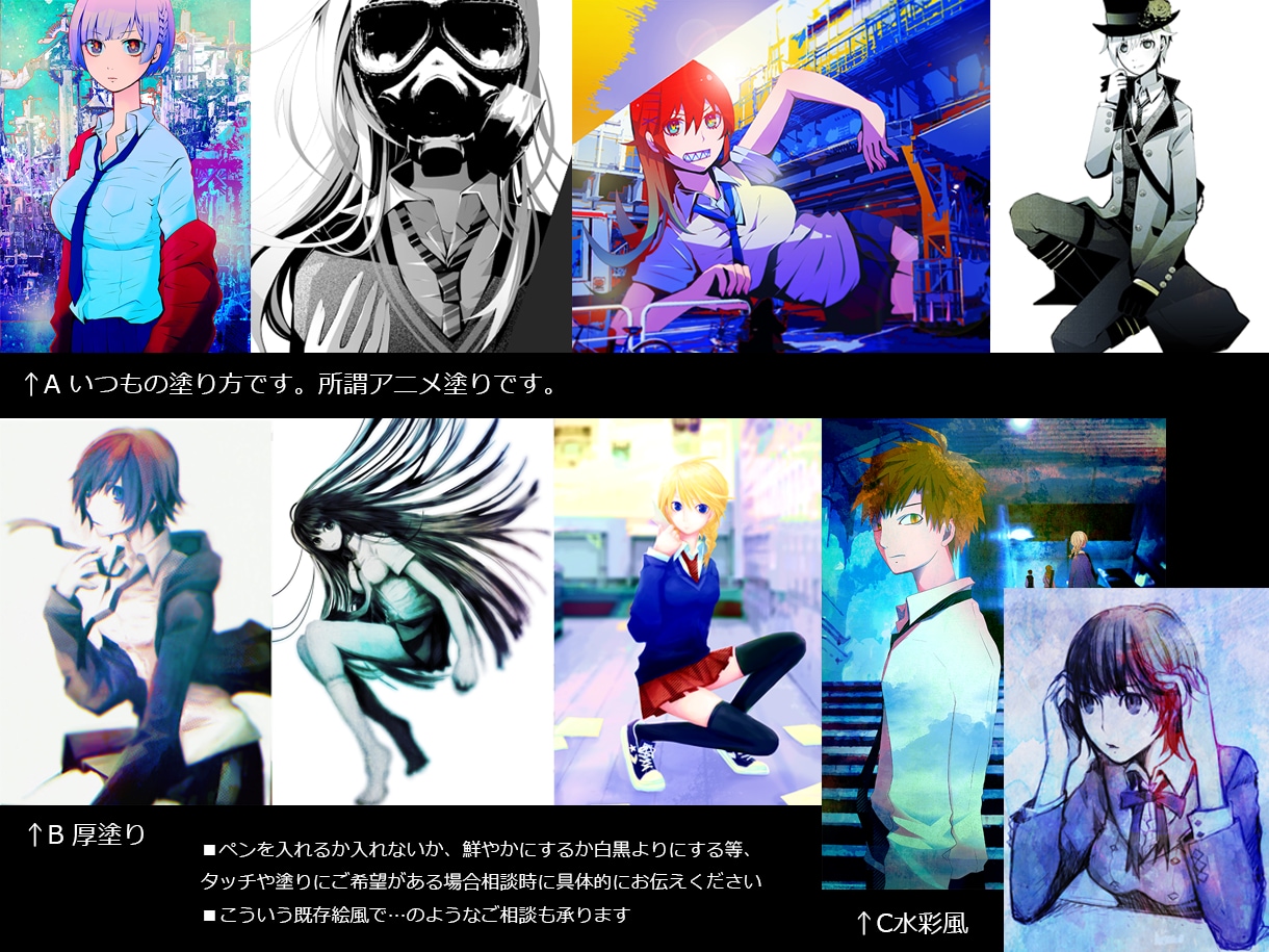 近未来的な線で挿絵・イラストを制作いたします SNSやフライヤーの制作等に雰囲気のあるイラストが欲しい方 イメージ4