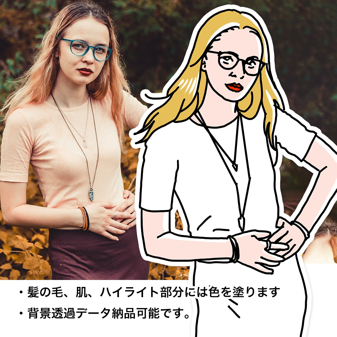 最短2日★アイコンに最適★シンプルイラスト描きます ゆるすぎずリアル過ぎない、おしゃれな似顔絵 イメージ2