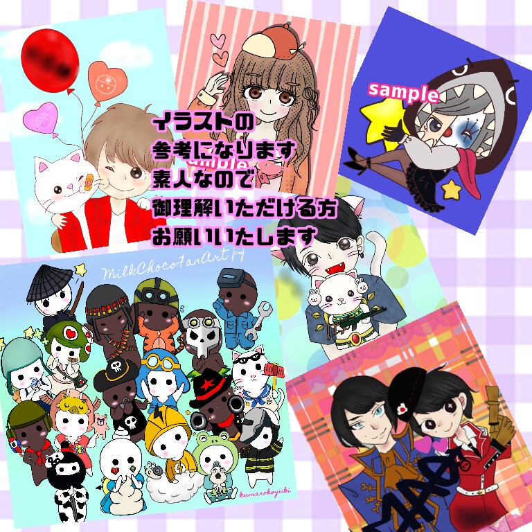 貴方だけのオリジナルアイコン♥を制作します 可愛い絵柄でオリジナルイラストをお作り致します！(*^^*) イメージ4