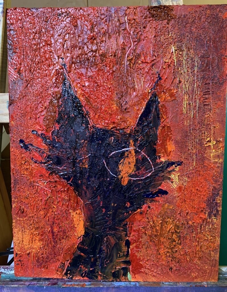 お客様のリクエストに合わせた抽象絵画を描きます 家に絵を飾ってみたいけど高そうという方向けの格安抽象画です。 イメージ3