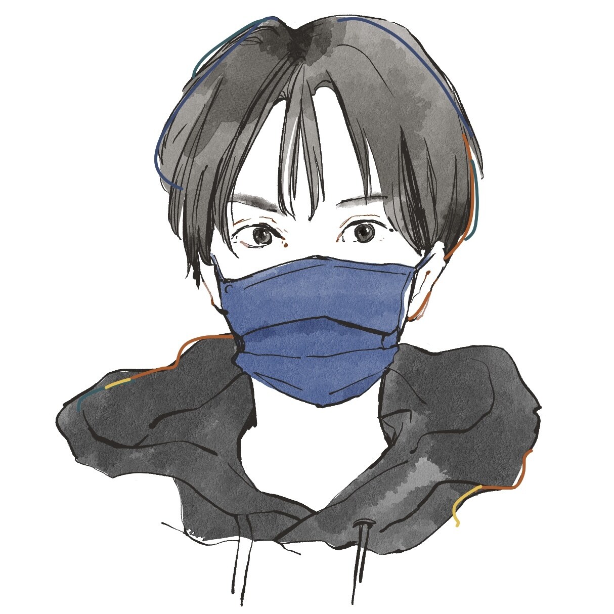 デジタルであたたかい似顔絵を描かせていただきます アイコンやご友人、ご家族、パートナーとの思い出に！ イメージ7