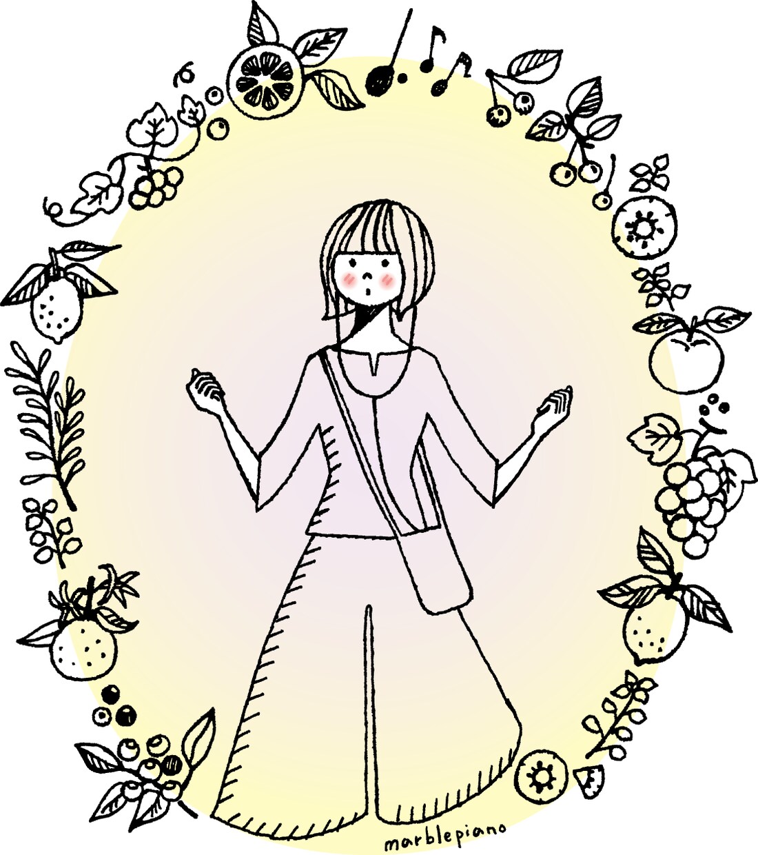 線画でイラスト描きます ご希望のモチーフでオリジナルイラスト作成いたします イメージ5
