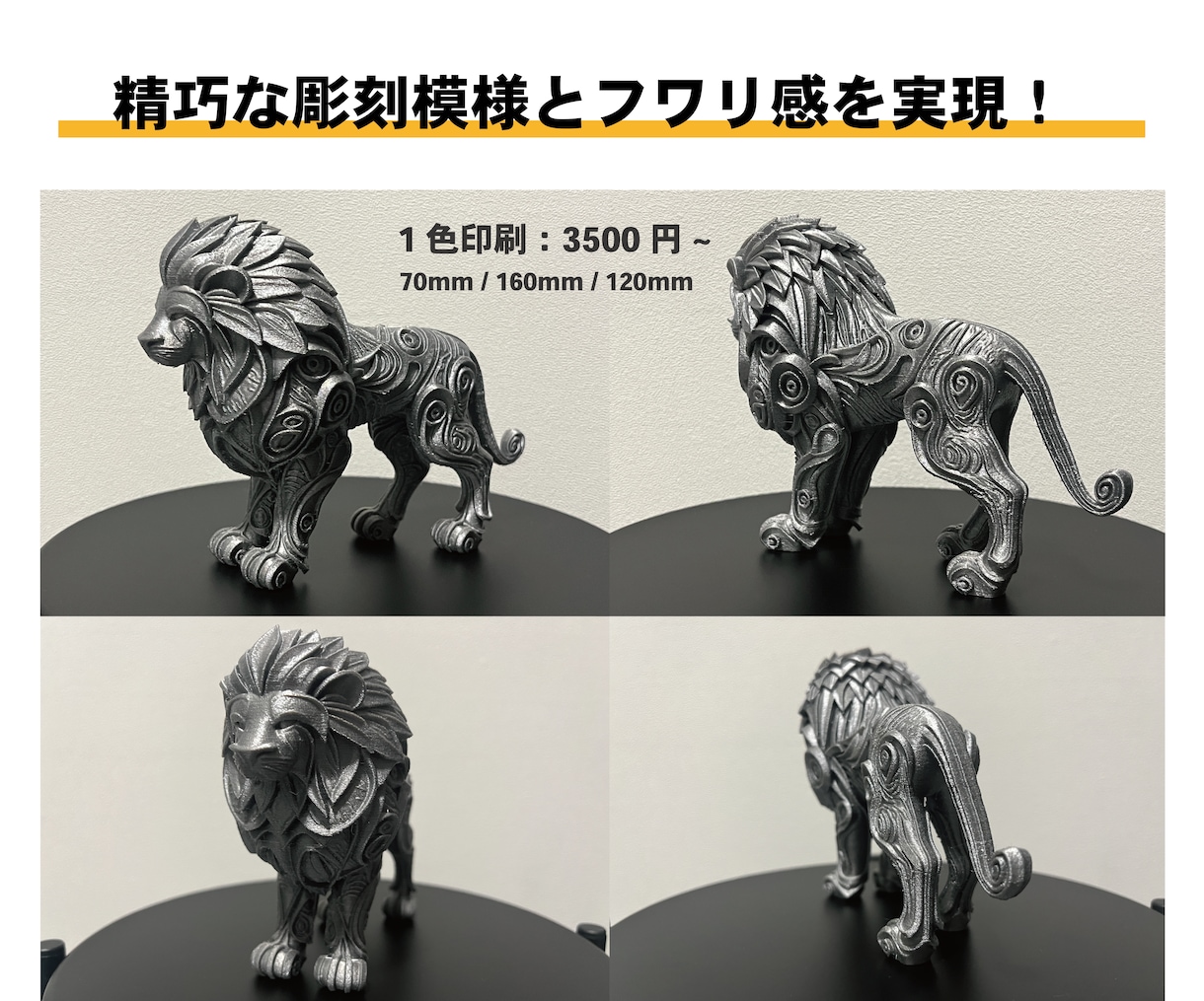 デザイナーがイラストから3Dモデル格安で作ります ★限定毎月3枠限定★格安価格で３Dプリント致します イメージ5