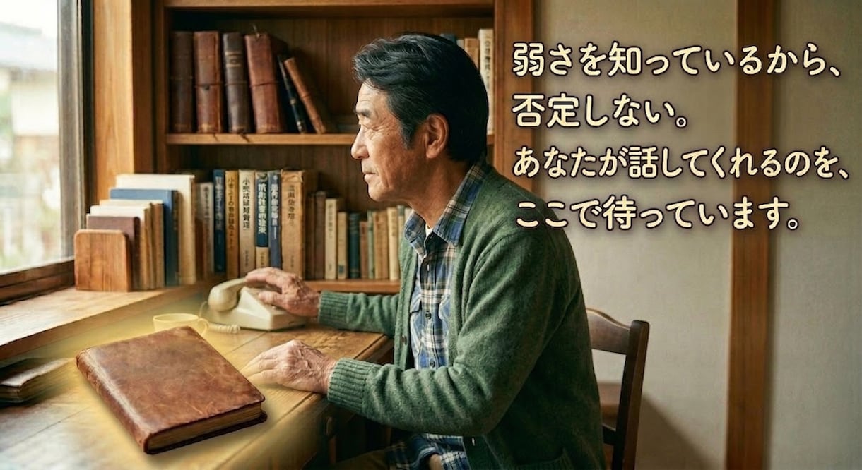 うつ病経験者が、否定せずに最後まで聴きます 資格はない。でも、30年分の本音があります イメージ1