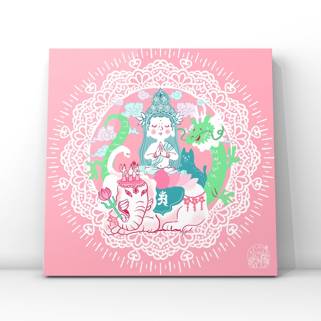 あなただけのかわいい「お守り本尊」描きます 守り本尊やお気に入り神様を可愛い御守りにしませんか？ イメージ4