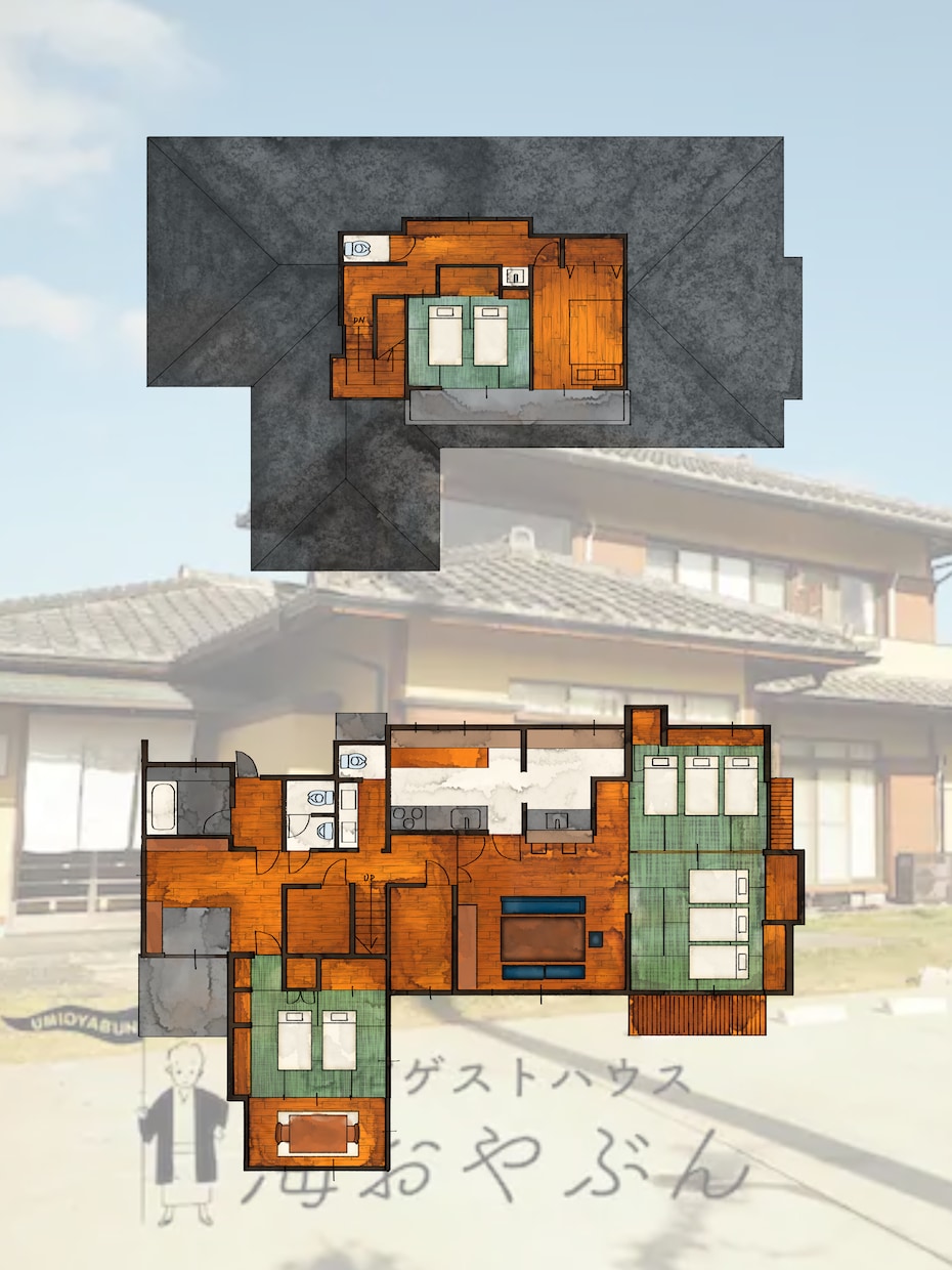 店舗・民泊・レンタルスペースに！間取り図描きます 競合と差をつける！1枚で室内の雰囲気が伝わる！ イメージ4