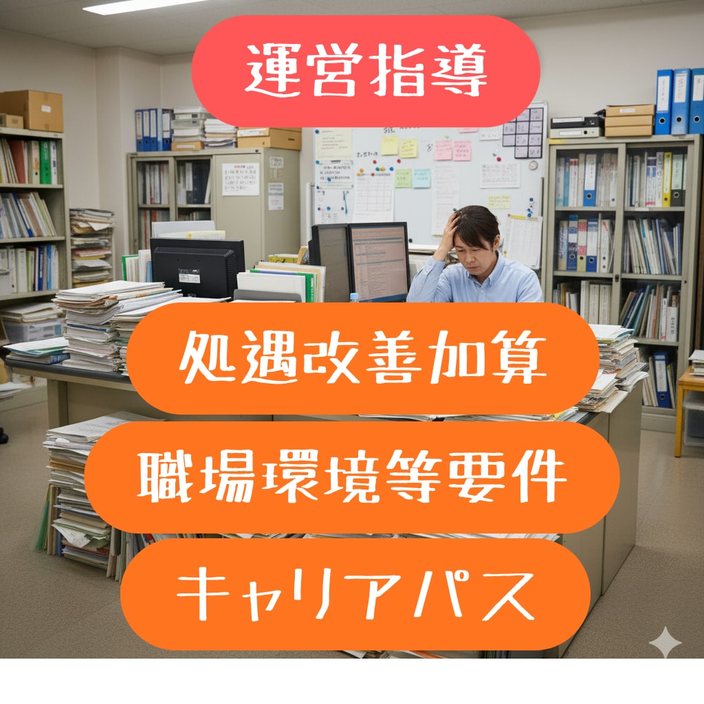 小規模　介護/障害事業所　課題解決のお手伝いします 運営・研修・実地指導・生産性向上・キャリアパスなどのご相談 イメージ1