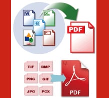 1つのPDFファイルで納品します 多種類ソフトやファイル形式のデータを変換して1つのPDFに イメージ1