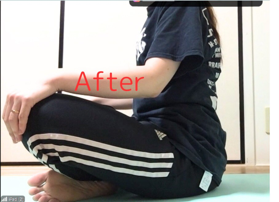 あぐらを楽にかけるようにするヨガレッスンします 股関節周りをほぐして快適にあぐらで座れるようになる イメージ5