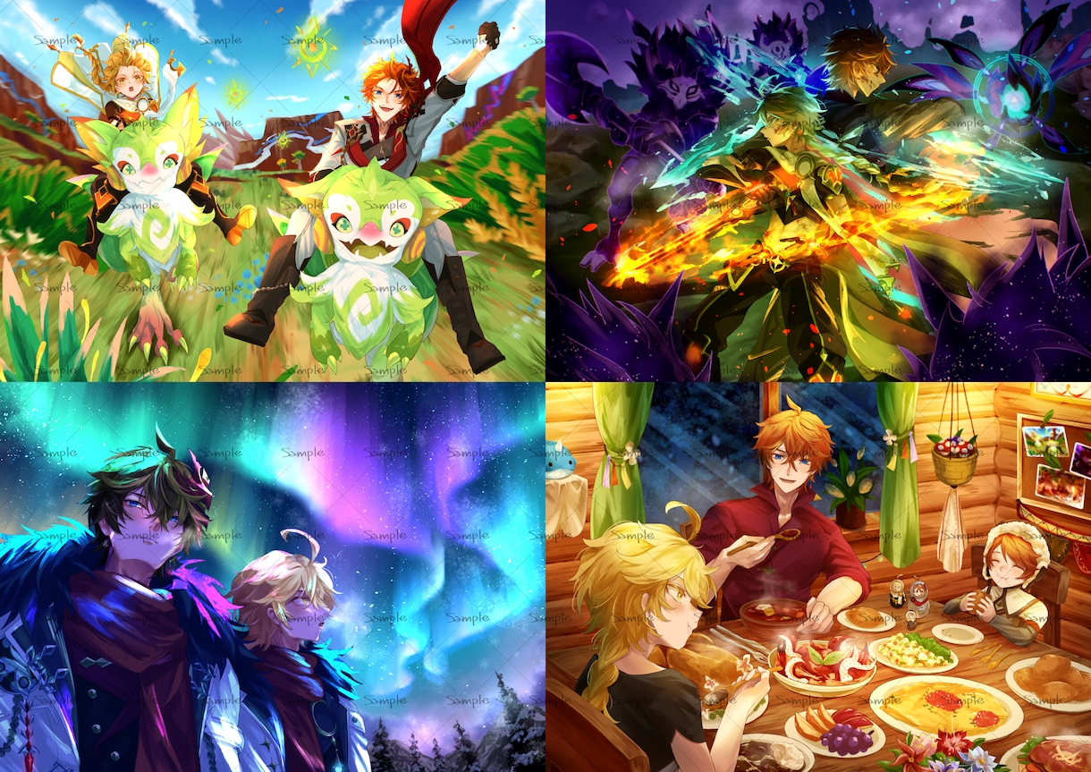 幅広いテイスト対応可能！イラストなんでも制作します アイコン、TRPG、表紙、立ち絵など、イラスト制作承ります イメージ8