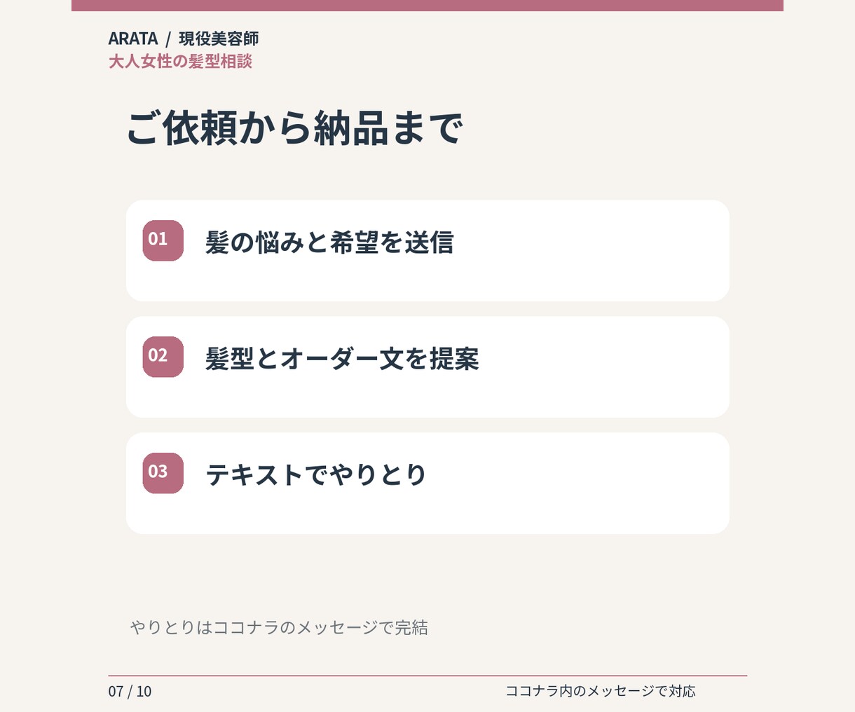 現役美容師があなたに似合う髪型を提案します 写真なし相談OK／美容室で使えるオーダー文付き イメージ7