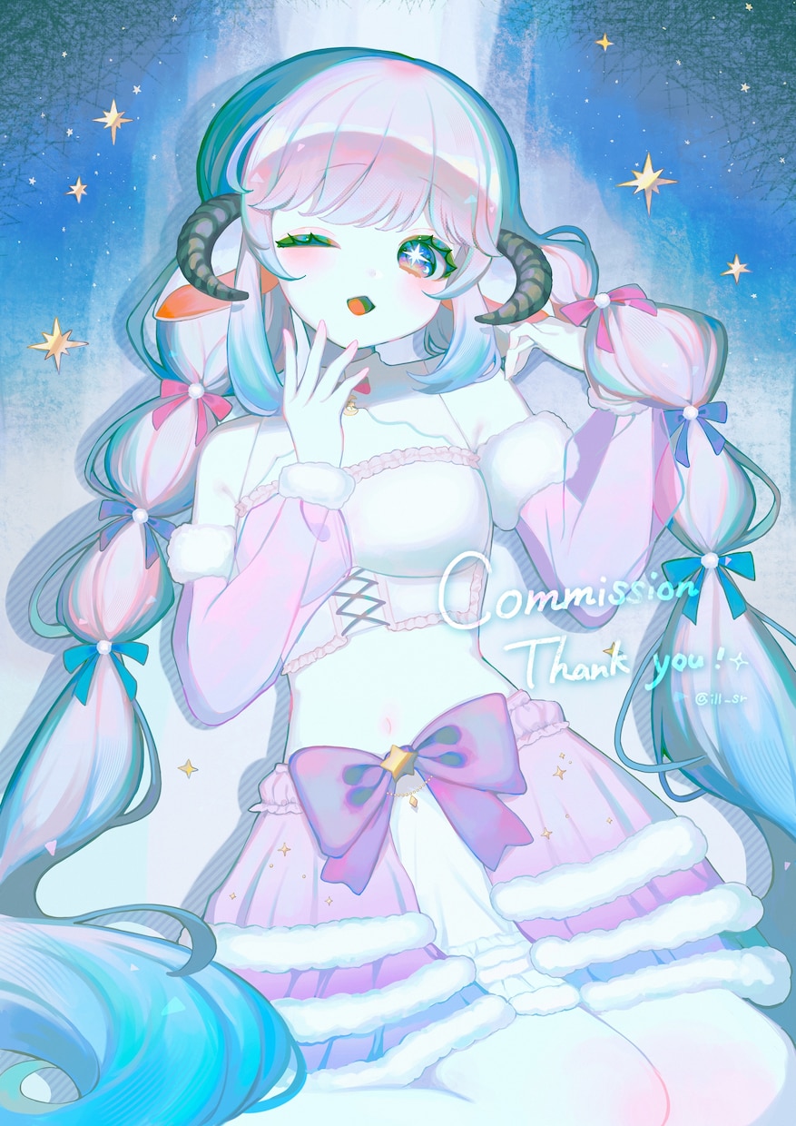 やさしい色合いで華やかな等身イラストを描きます 表情差分・立ち絵・サムネ対応！ご希望のキャラクター描きます イメージ7
