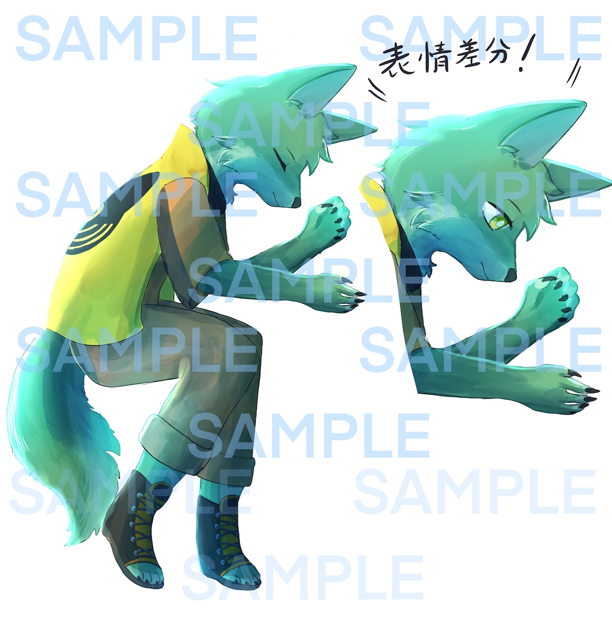 ケモノ、獣人キャライラスト描きます もふもふなケモノ、獣人、ケモ耳描きます！ イメージ8