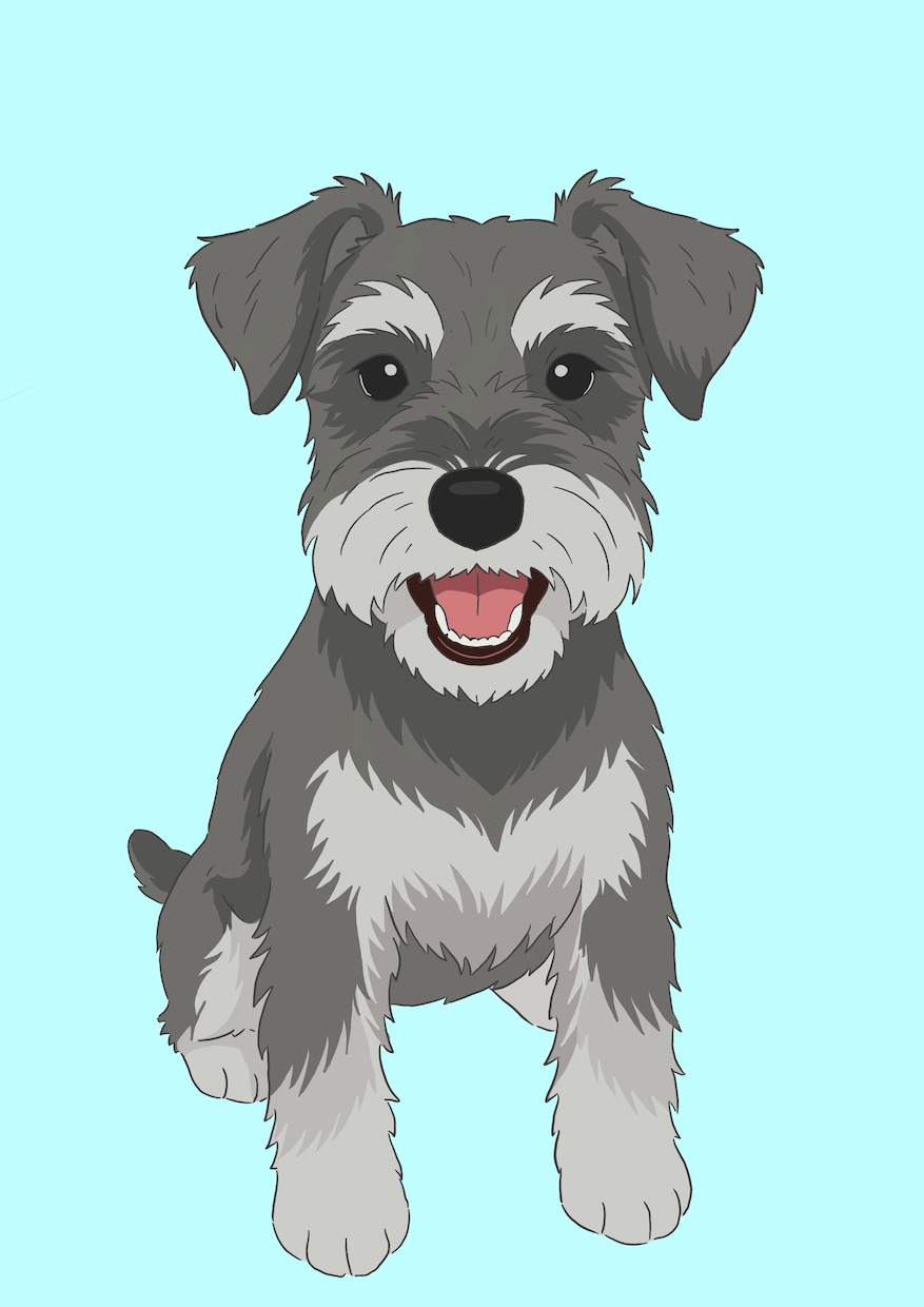 可愛い！うちの子のペット似顔絵イラスト描きます 絵本のような愛らしいペットの似顔絵 イメージ2