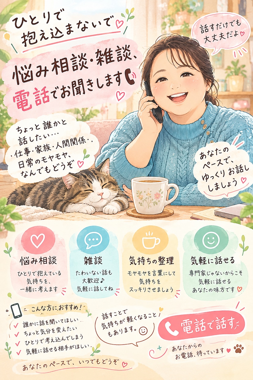 カウンセラー資格保有者があなたのお話し、聴きます とある会社の労働組合執行部４期目、カウンセラー民間資格有り！ イメージ1