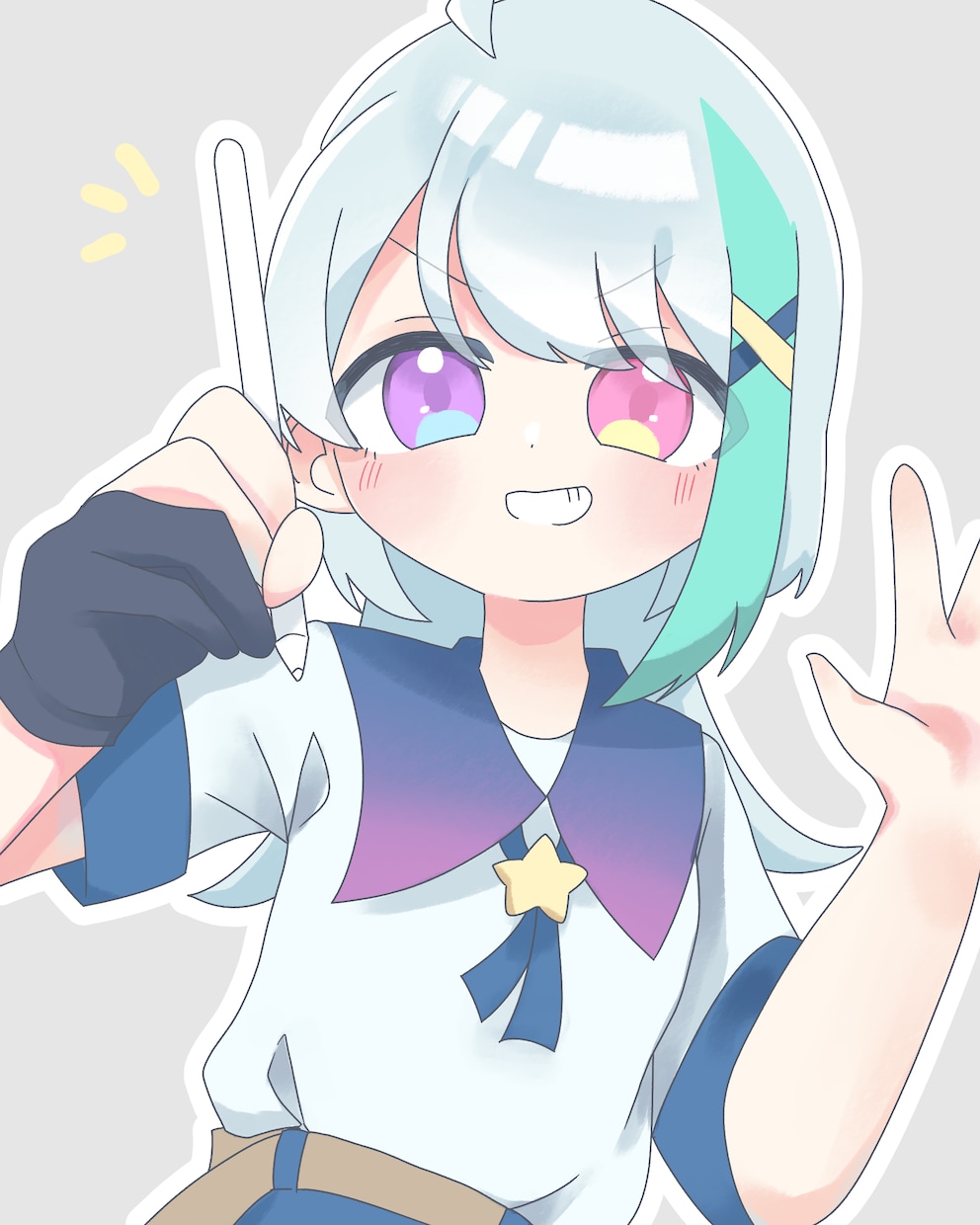 商用OK！ポップで可愛いイラスト描きます 最短2日納品可！MV、サムネ、アイコン、立ち絵等対応可能！ イメージ2