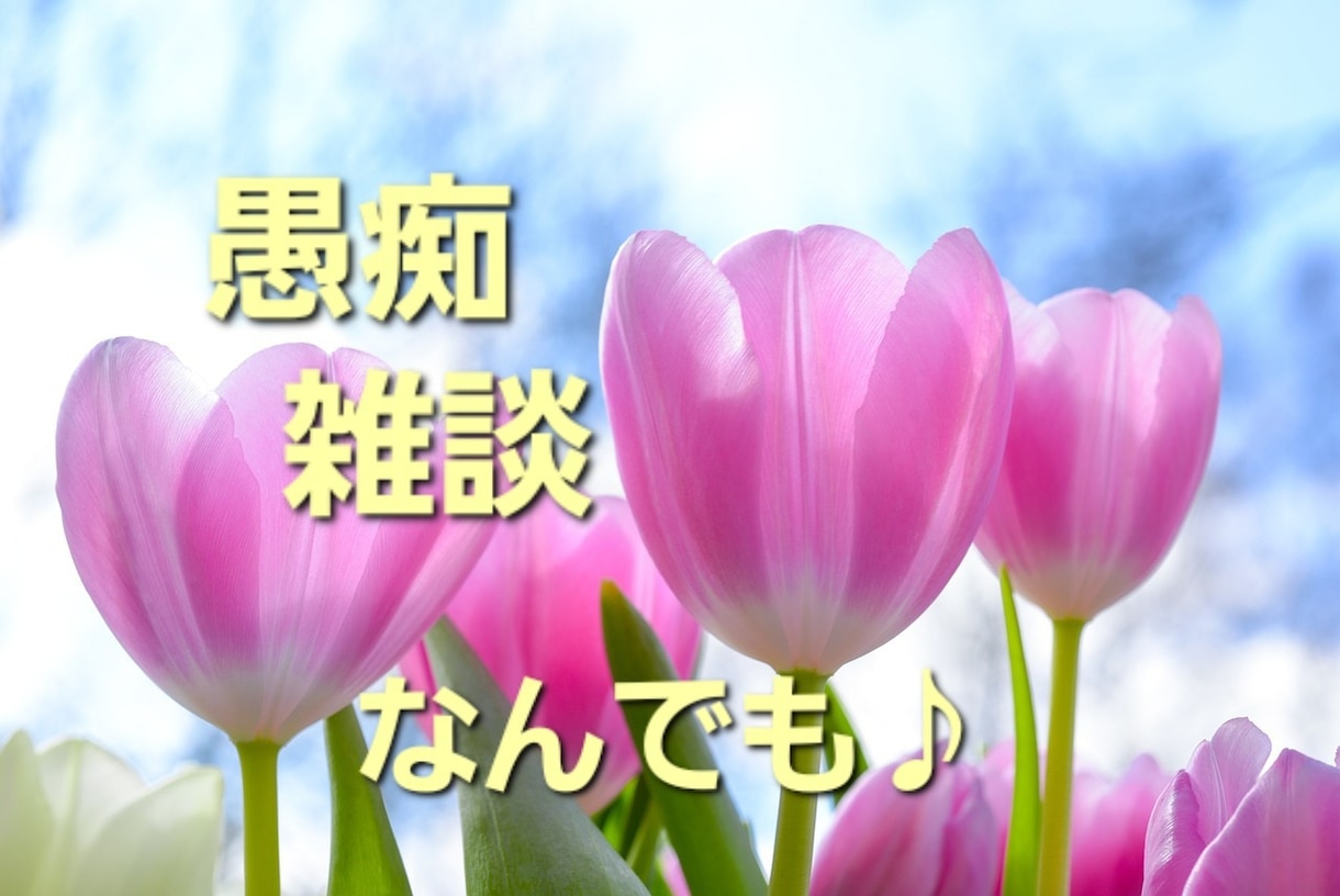 今すぐ聞いてほしい！話したい！にお応えします 愚痴、悩み相談などなんでも♪お友だち感覚でご利用ください☆ イメージ1