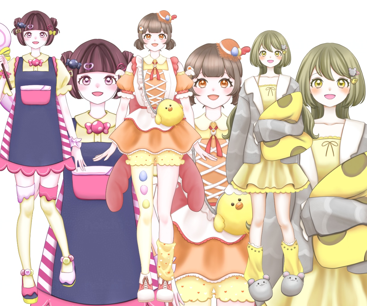 IRIAM/TRPG等配信用【立ち絵】描きます 細かいデザインが決まっていなくても大丈夫！女の子得意です！ イメージ4