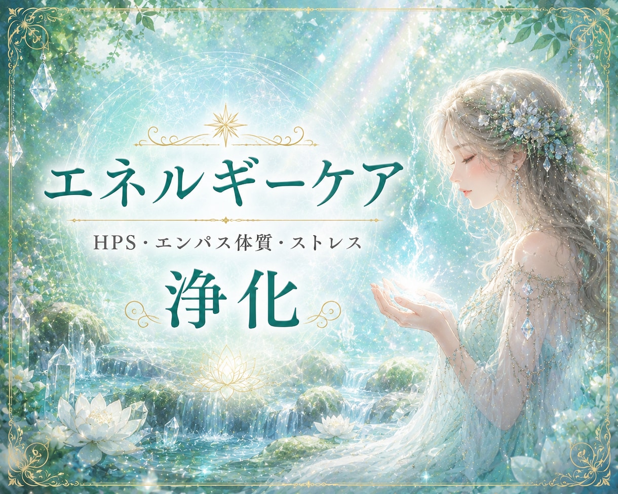 浄化特化！溜まったエネルギーをリセットします 思考のモヤ・感情疲れ・外的影響を浄化 イメージ1
