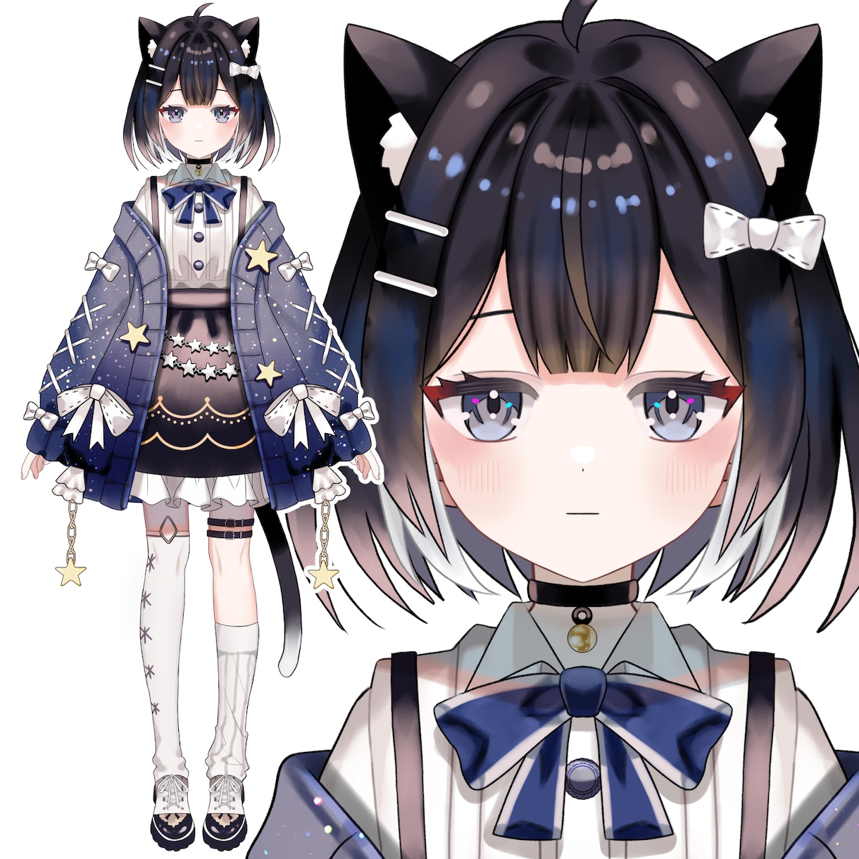 live2dモデルパーツ分けイラスト制作をします パーツ分けイラスト制作いたします！ イメージ2