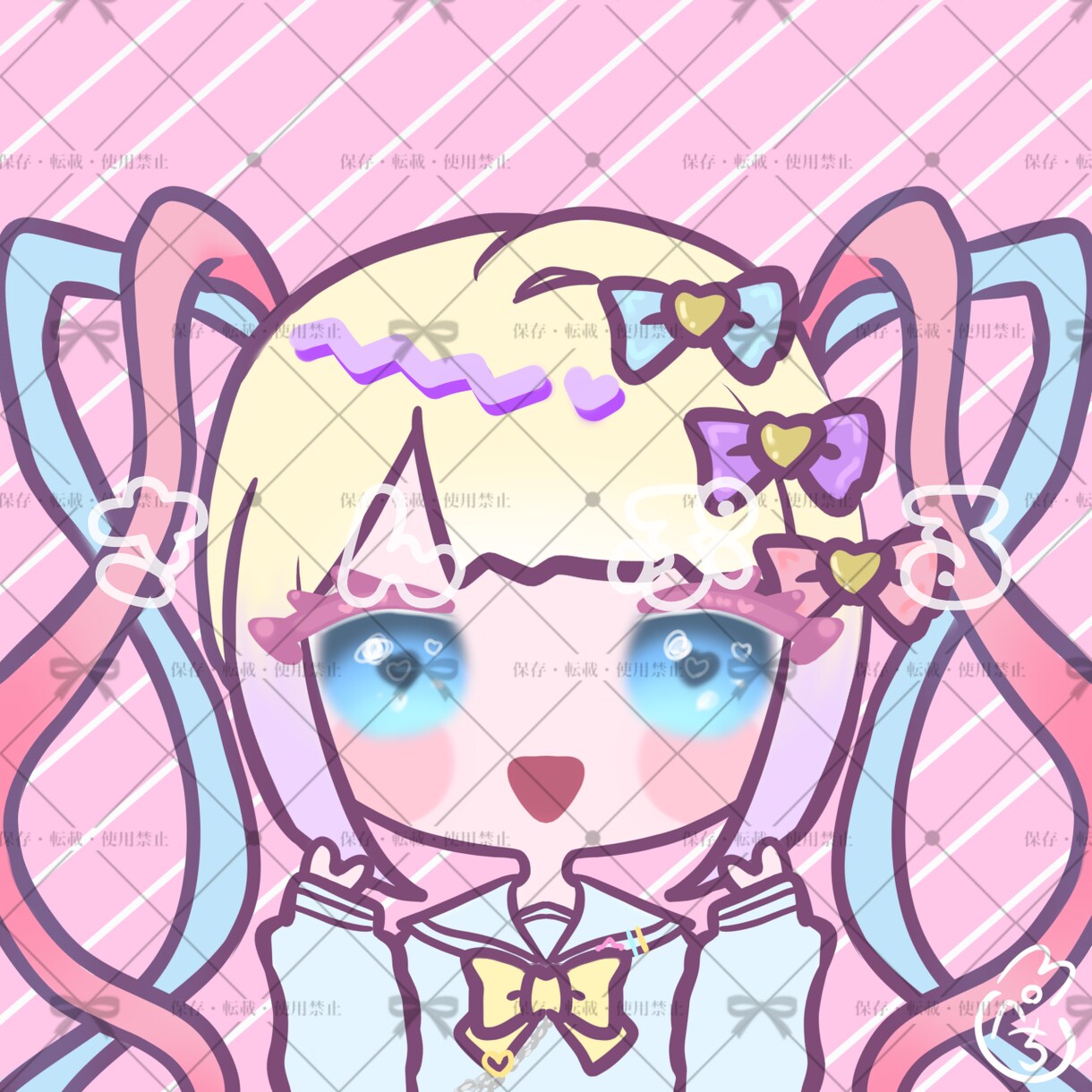 かわいいミニキャラアイコンお描きします さんぷる募集のため5名様限定で値引中⚠︎ イメージ1