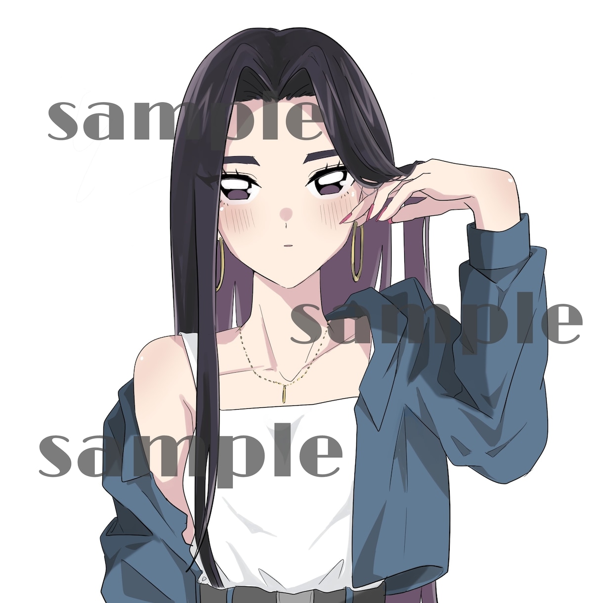 個性派かわいい女の子描きます SNSのアイコンや、投稿、グッズなど個性を出すお手伝い！ イメージ5