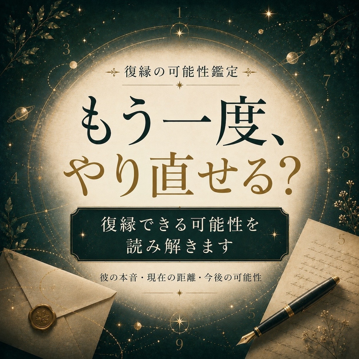 復縁の可能性と彼の本音を鑑定します 復縁できる可能性と今後の動きを読み解きます イメージ1