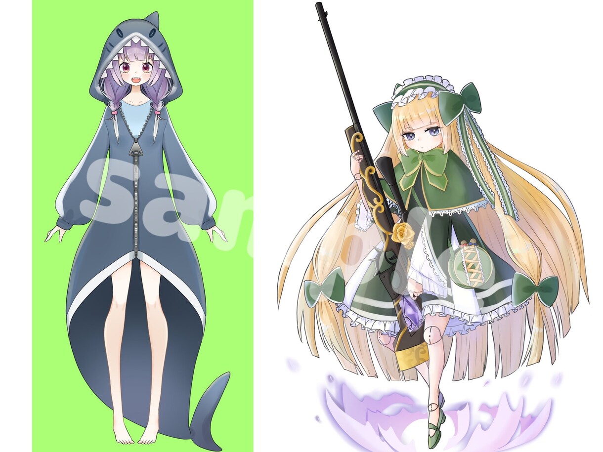 立ち絵制作・キャラクターデザインをします IRIAMやVTuber、TRPG用の立ち絵を描きます！ イメージ3