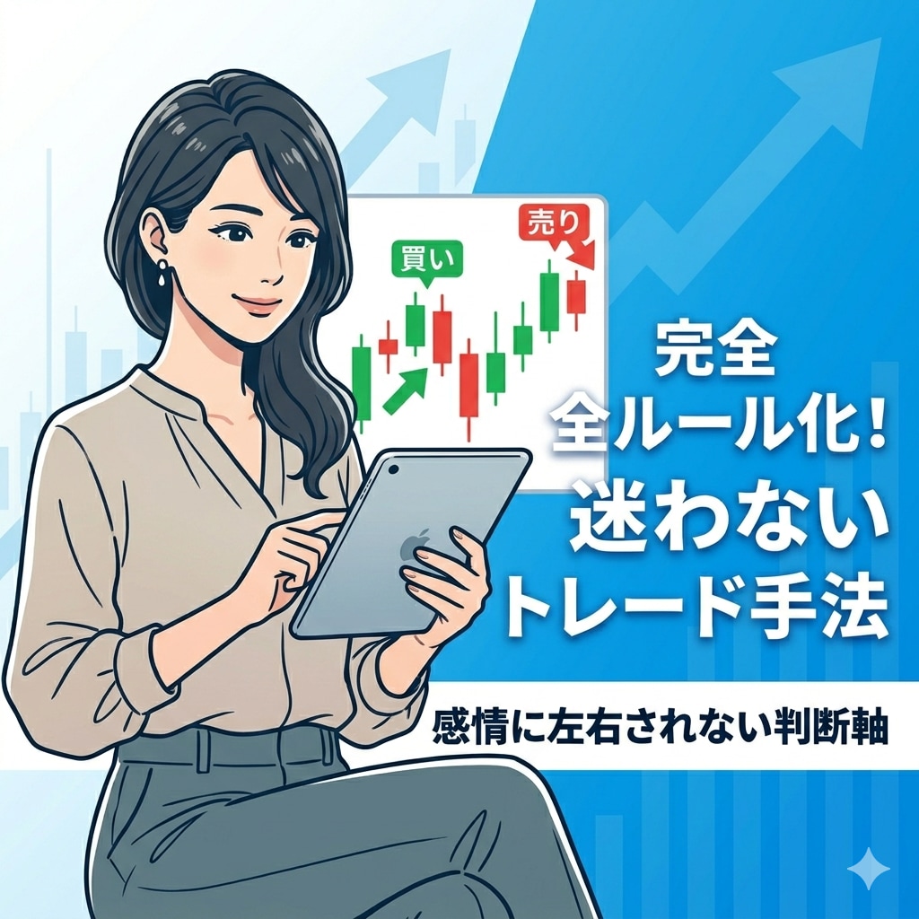 初心者でも使えるFXトレード手法教えます センス不要！ルール通りに動くだけで判断できる手法 イメージ1